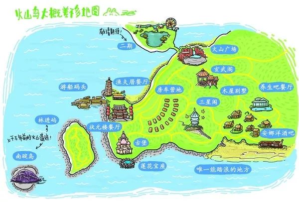 火山岛值得去的地方,小众旅行火山岛