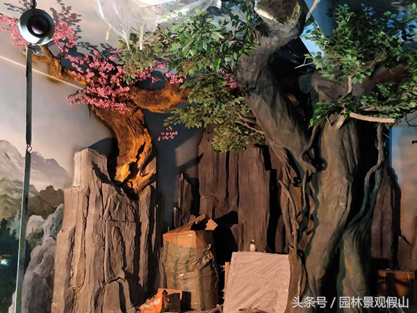 塑石假山钢筋骨架制作流程,蓬莱小型塑石假山图片