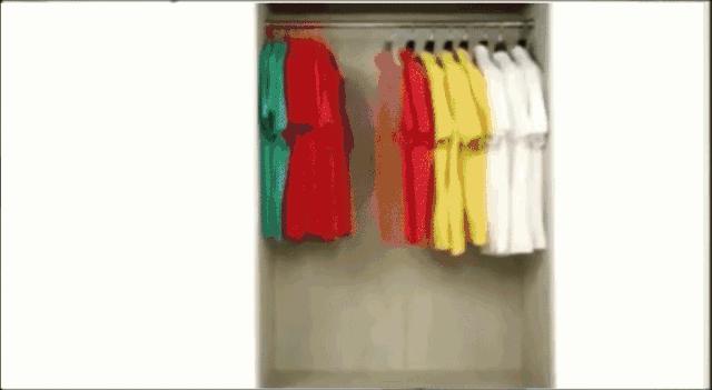 衣柜内伸缩挂衣架神器,衣柜里竖式挂衣架