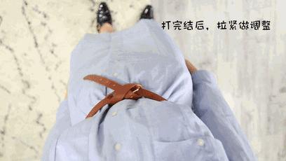 全网最简单的腰带系法一分钟学会,腰带的三种简单系法看完保你学会