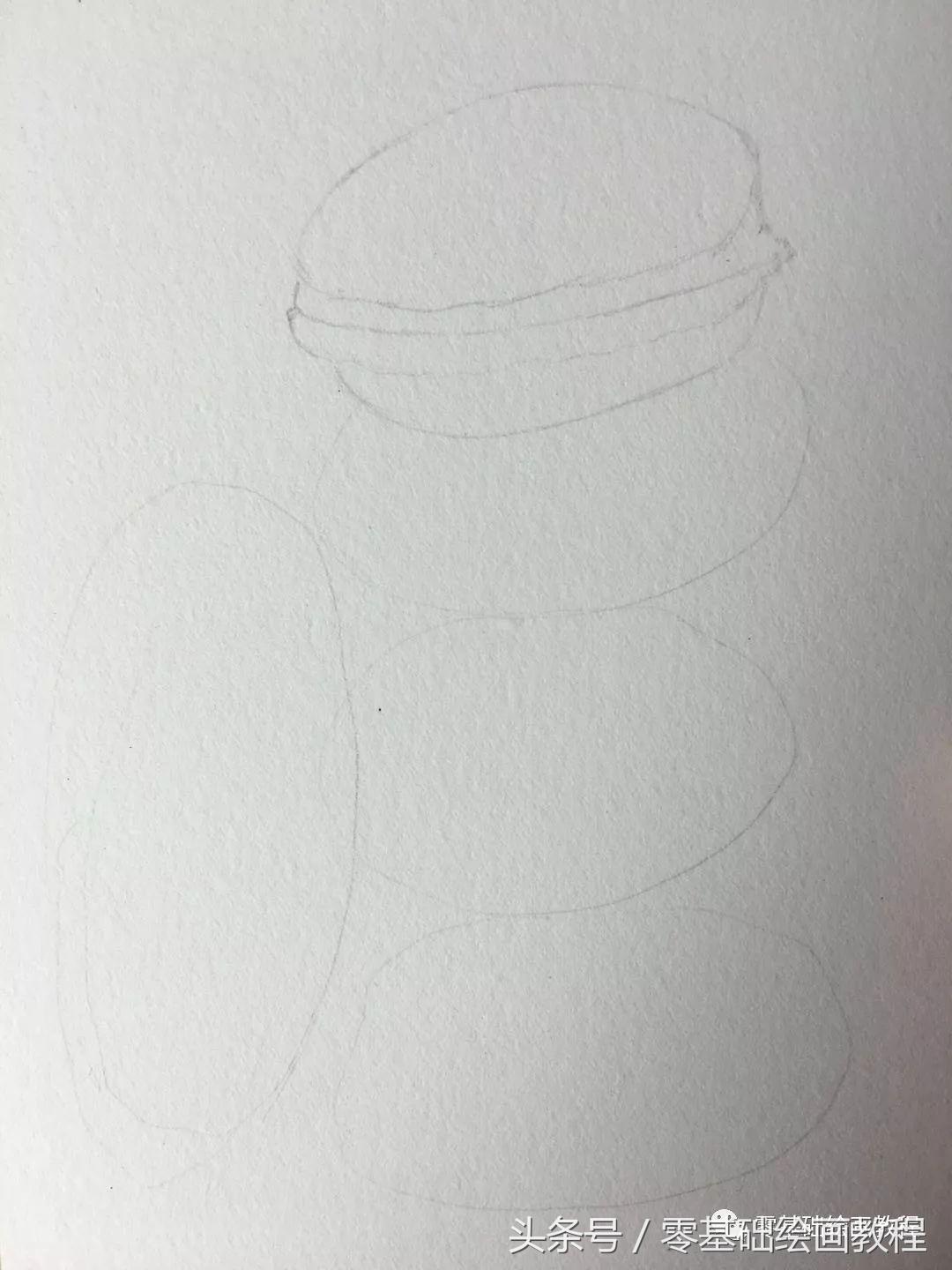 蓝色妖姬丙烯水彩画教程,萌新可以画的水彩教程