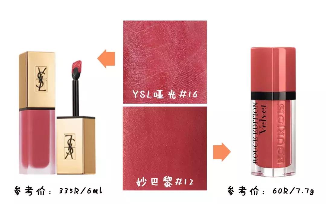 ysl和阿玛尼红棕对比,阿玛尼ysl对比