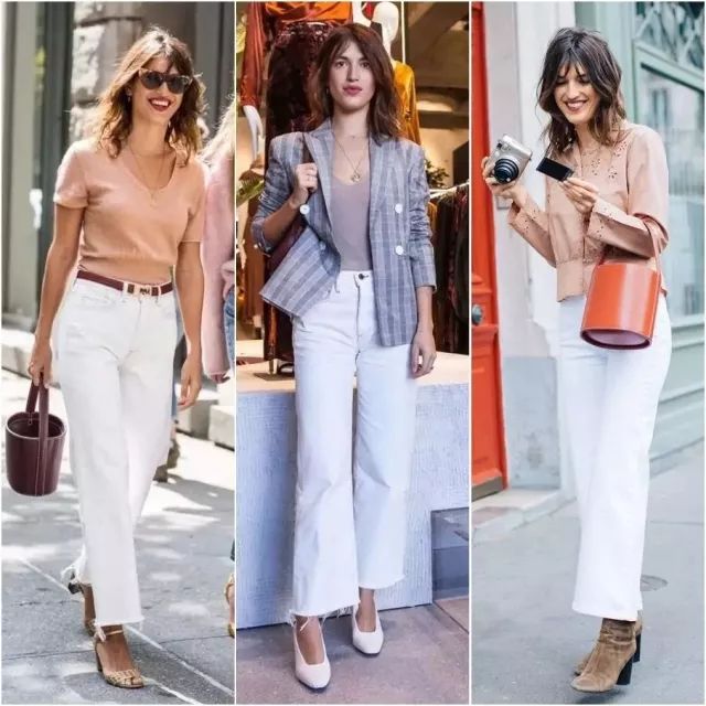 白裤子怎么穿不显胖,怎么穿都显瘦的裤子