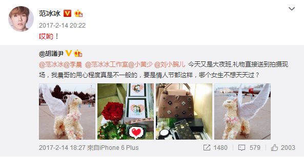 李晨送范冰冰的礼物,李晨送给范冰冰什么礼物