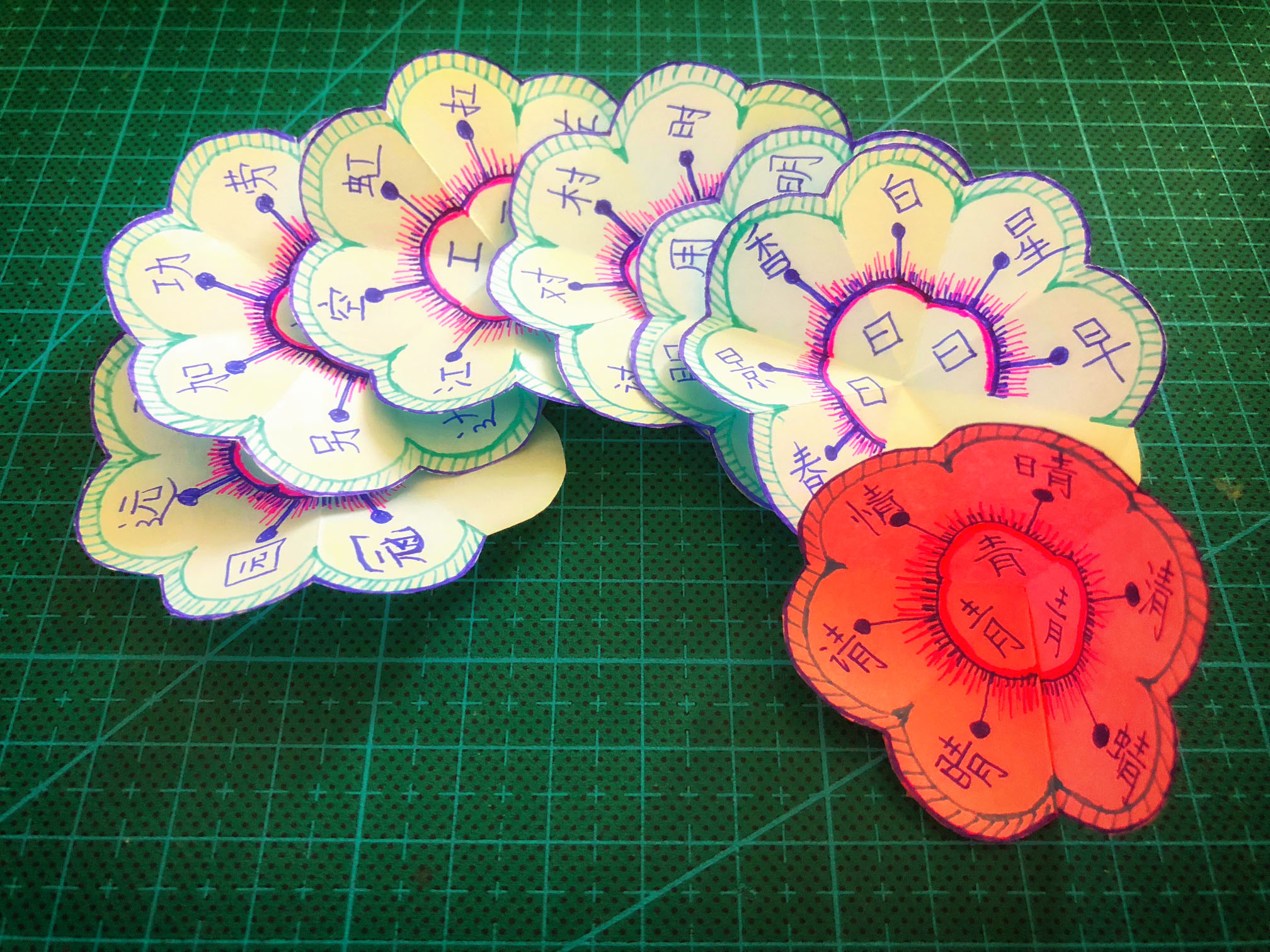 贺卡立体精美创意,教室一角立体贺卡