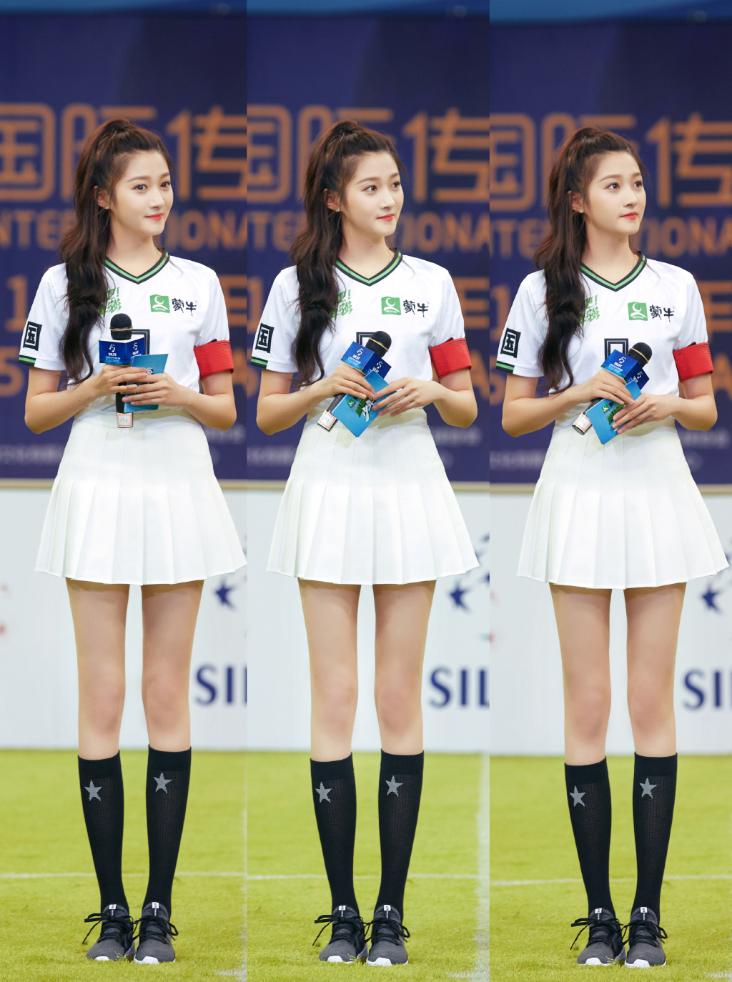 关晓彤鹿晗微博公布恋情照,关晓彤鹿晗范志毅踢球