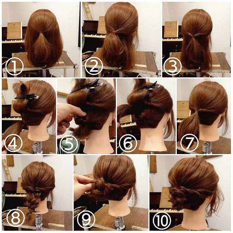 女生必学的几款编发方法,5款简单好看又减龄的编发教程