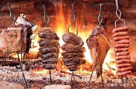 南美洲美食巴西烤肉,巴西街头美食烧烤