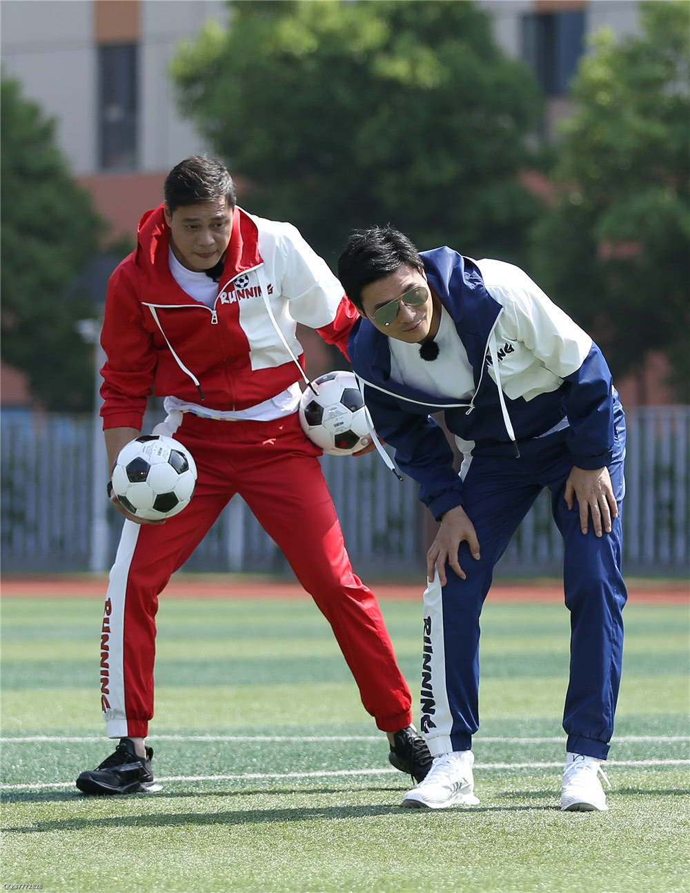 第8期菲戈助阵跑男团踢足球,菲戈比赛