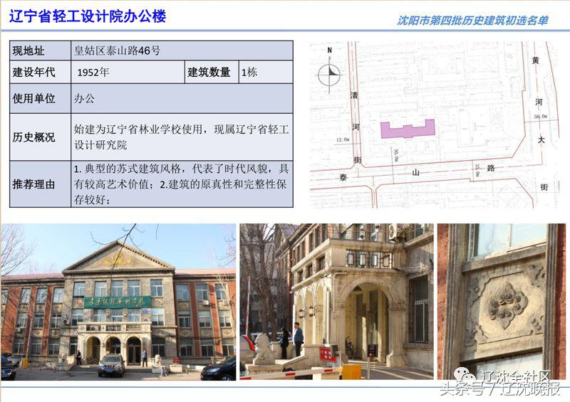 沈阳市公布沈阳第四批历史建筑名录就在您身边您认识几个?
