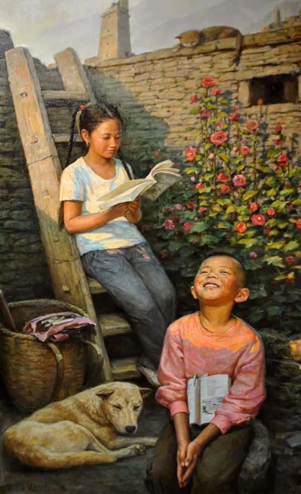 油画里刻骨的乡愁看了想哭,油画里刻骨的乡愁看了想哭的人