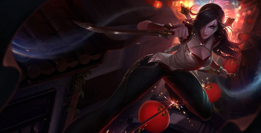 现在不祥之刃卡特琳娜怎么出装,不祥之刃卡特琳娜喊麦怎么拍