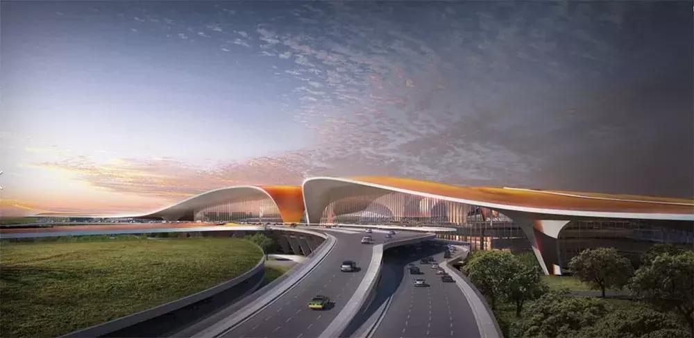 北京机场航拍震撼全景图,北京大兴机场震撼高清