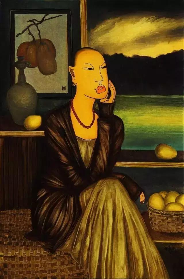 油画大师笔下100位优雅女性,光头系列油画