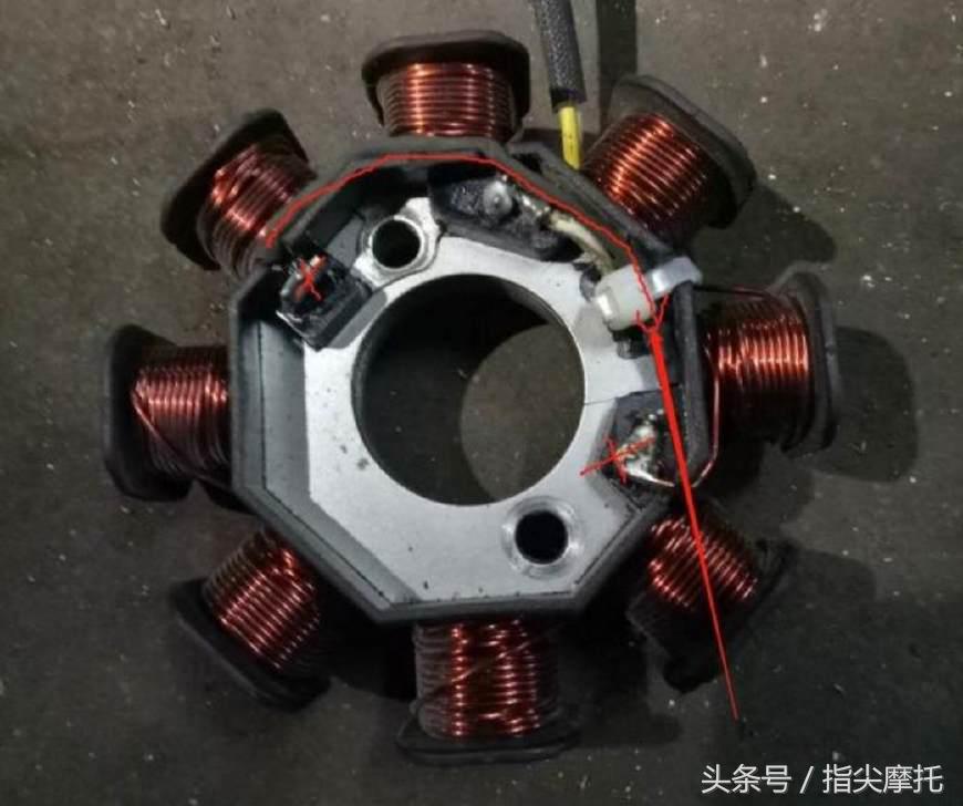 摩托车不充电整流器和线圈完好,摩托车电瓶亏电整流器发热