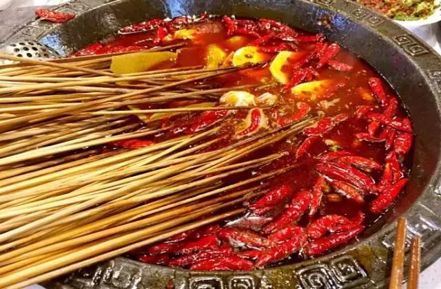 重庆北碚美食小吃一条街,重庆美食合集视频素材