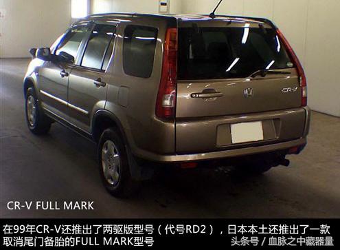 本田CRV历史车型演变（第一代CRV）