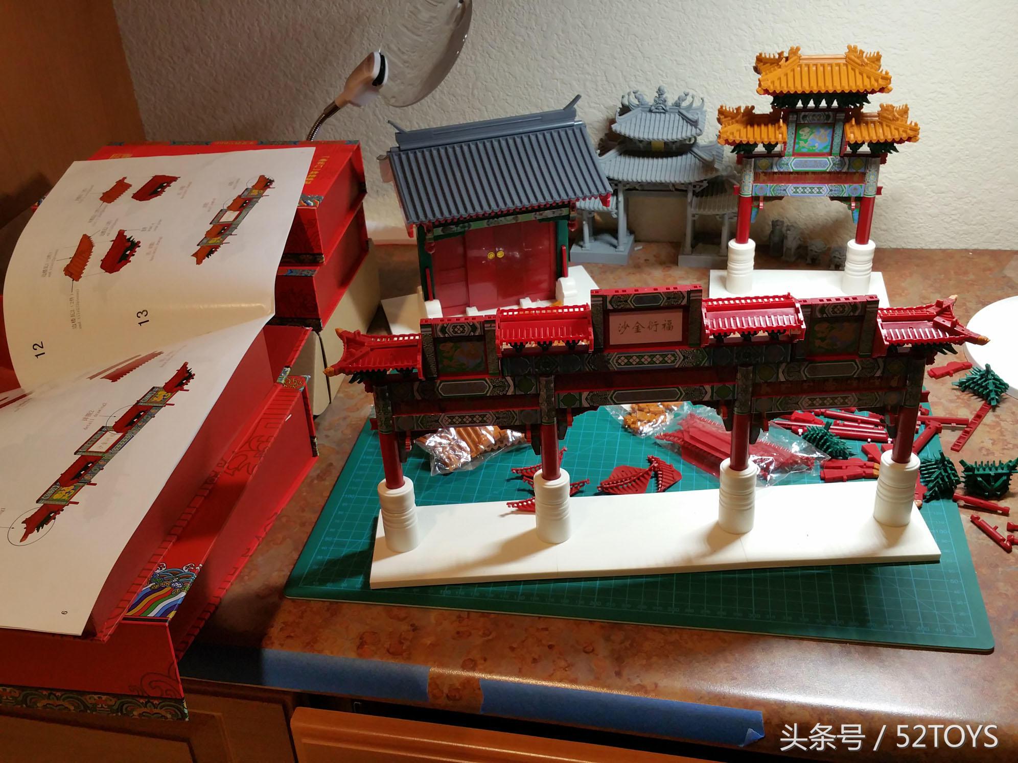 古建筑手办,中国古建筑手办