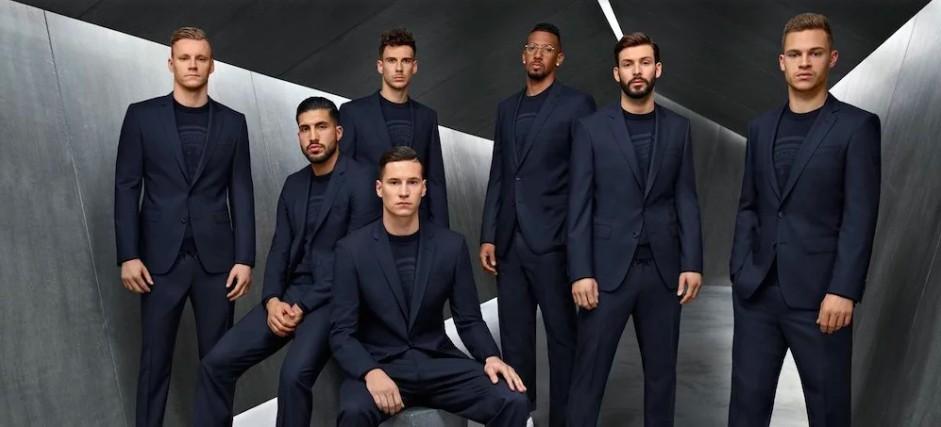 世界杯球星西装霸气出场,世界杯德国队男团西装出场