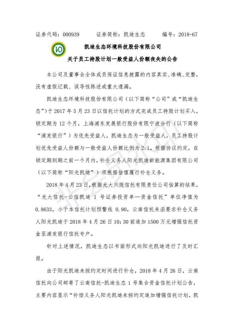 员工1.3亿血汗钱灰飞烟灭凯迪电力实控人陈义龙或为幕后“黑手”