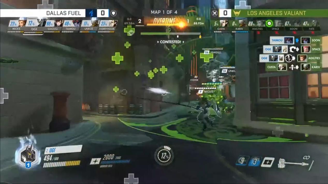 OWL常规赛4阶段第五周第三日：角斗士再掀王朝，燃料焰断英勇