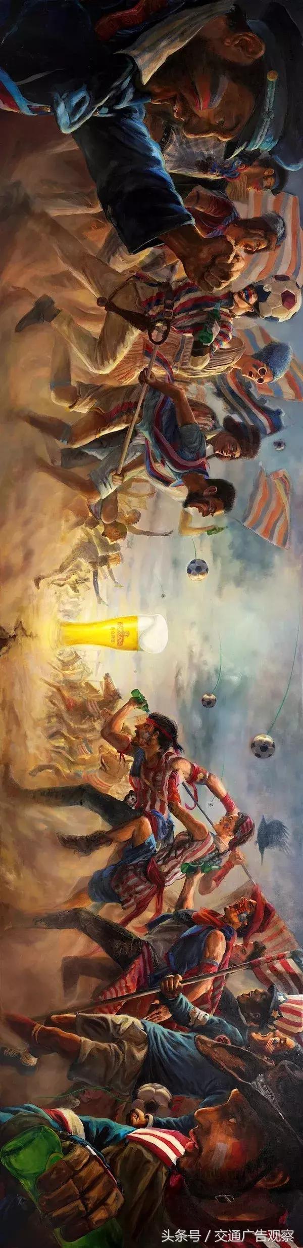 青岛啤酒世界杯版宣传视频,青岛啤酒户外广告效果