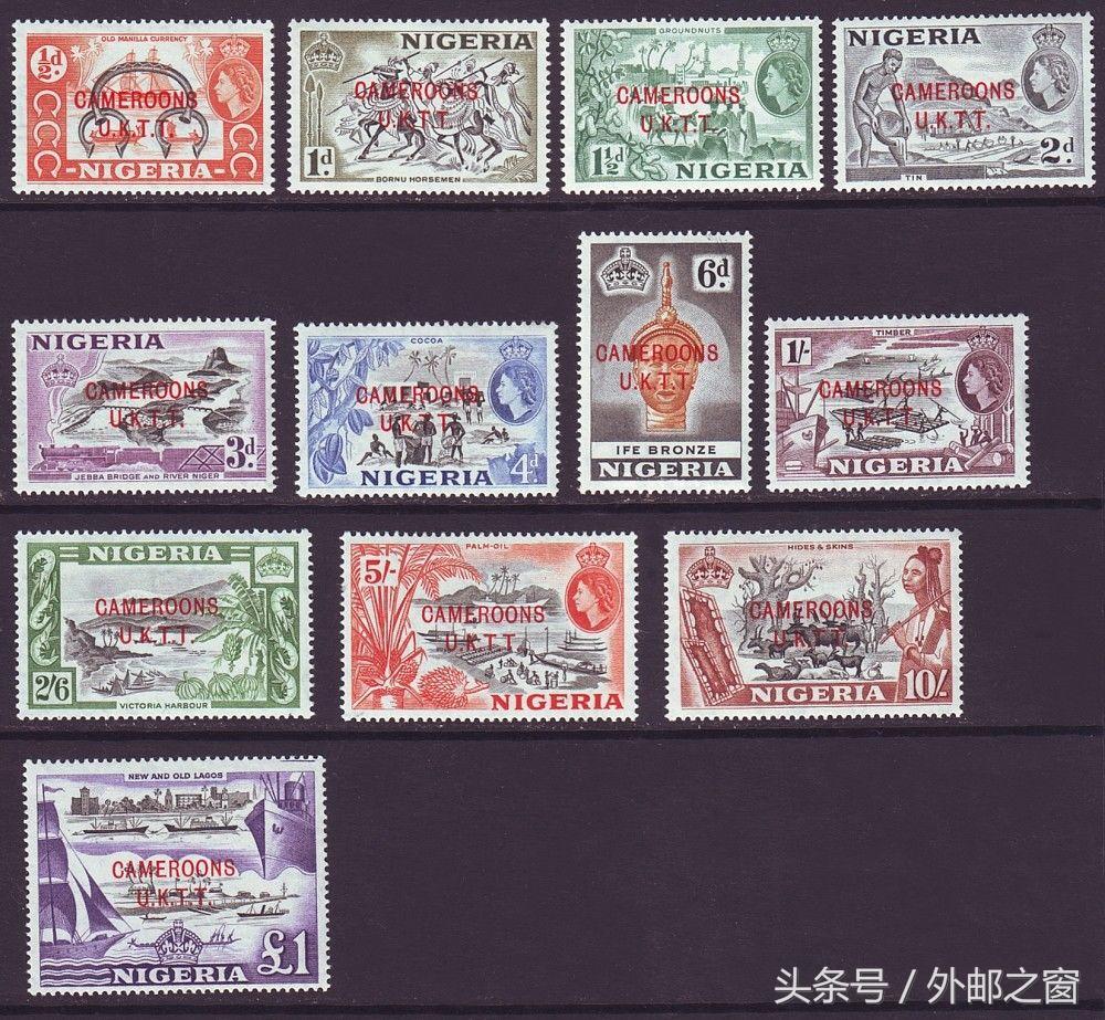 世界经典68国钱币邮票珍藏册,喀麦隆邮票