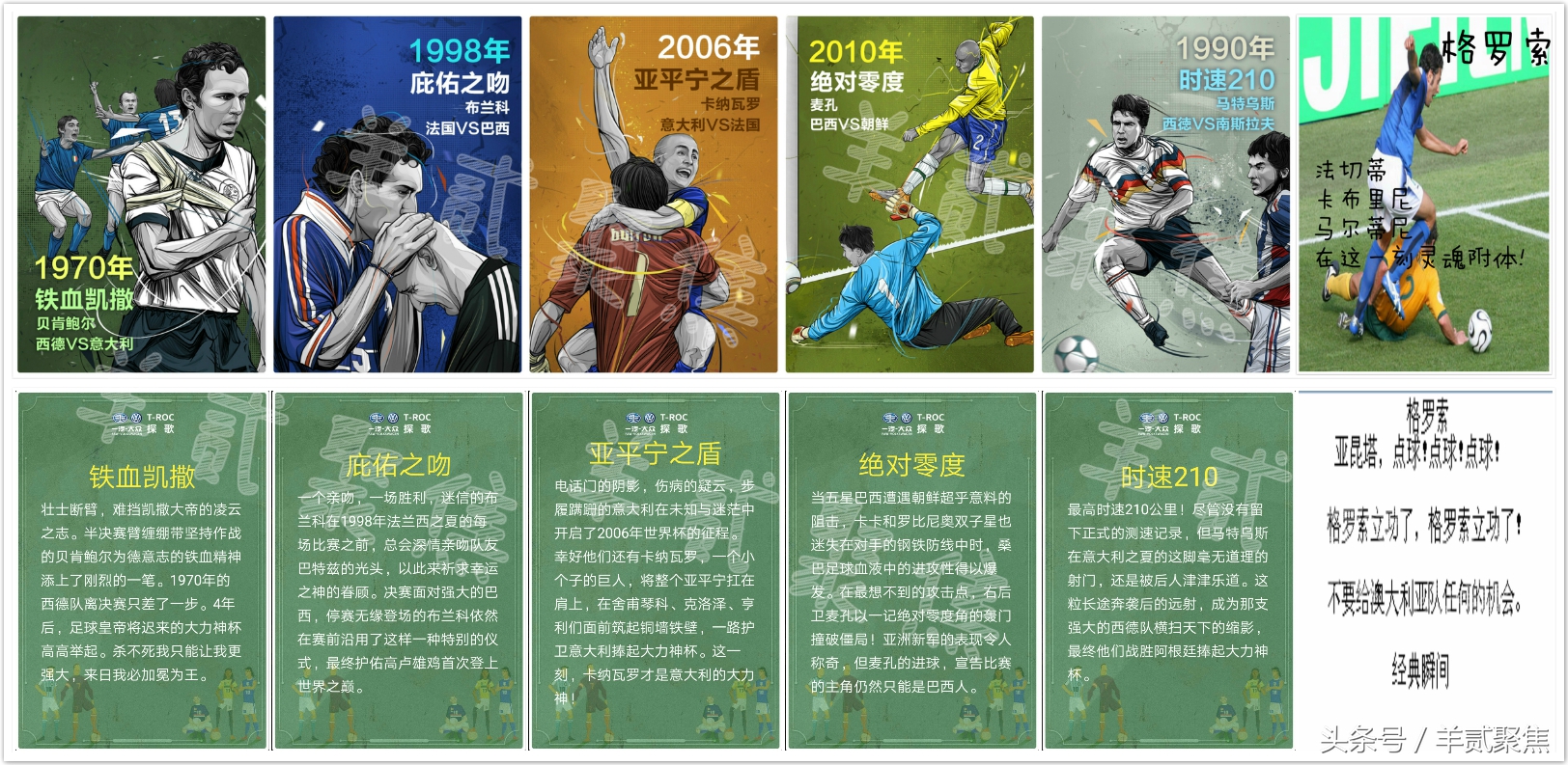 世界杯集卡32张卡片，32个故事，64个正反面刻录千万人足球记忆