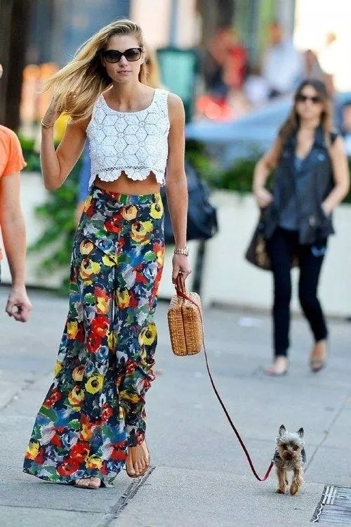 阔腿裤的穿搭方法夏季,每日穿搭最显瘦的阔腿裤穿法分享