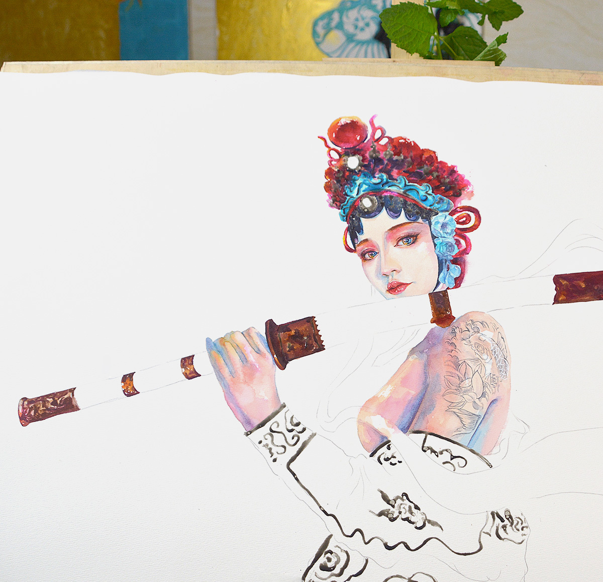 procreate水彩古风教学,水彩的高端配色方法有哪些