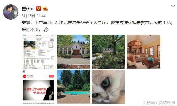 佟丽娅陈思诚买下7000万澳洲豪宅，华谊大佬王忠军直呼比不过