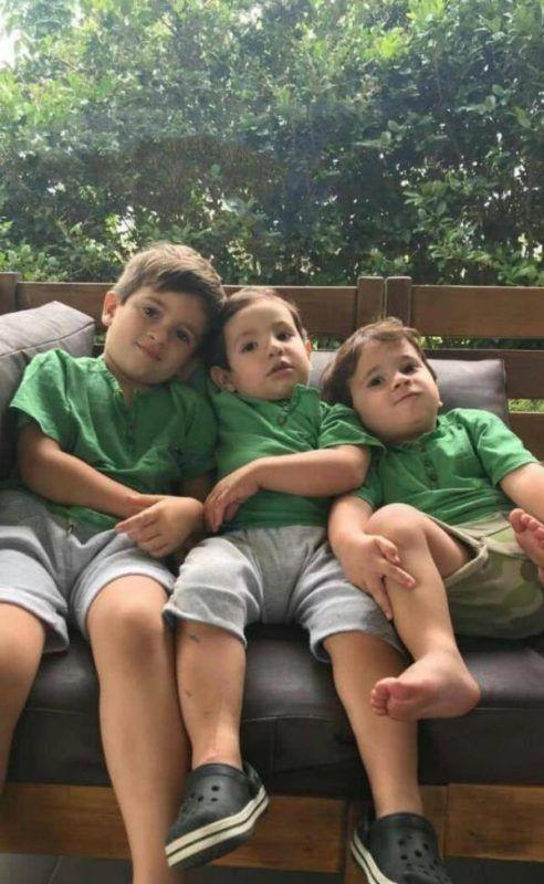 世界杯被萌娃抢镜?美斯C朗儿子一个软萌一个霸道,你喜欢哪一个