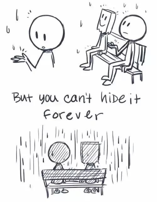 一幅心理健康漫画,对于抑郁的人如何心理辅导