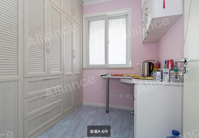 在建4号线地铁旁聚福园91平全明三居室精装修2014年小区