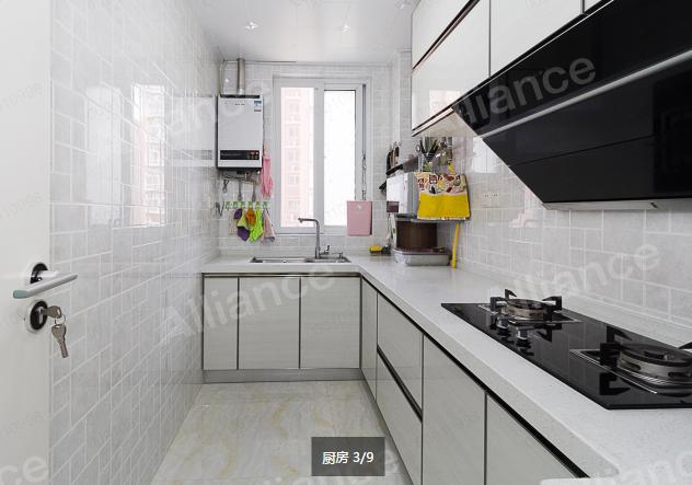 在建4号线地铁旁聚福园91平全明三居室精装修2014年小区