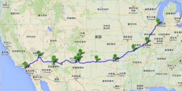 美国66号公路自驾游推荐线路,自驾游66号公路攻略大全