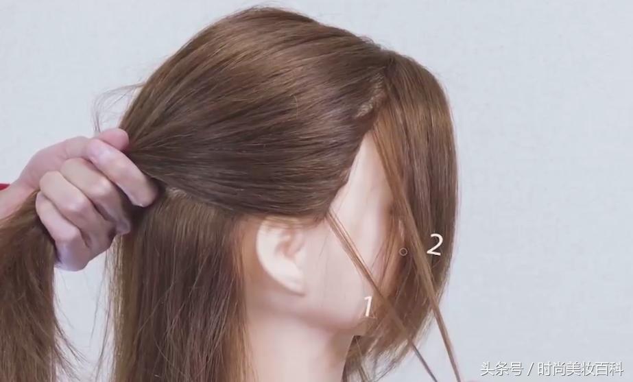 时尚美妆穿搭教程,美妆盘发教程图片