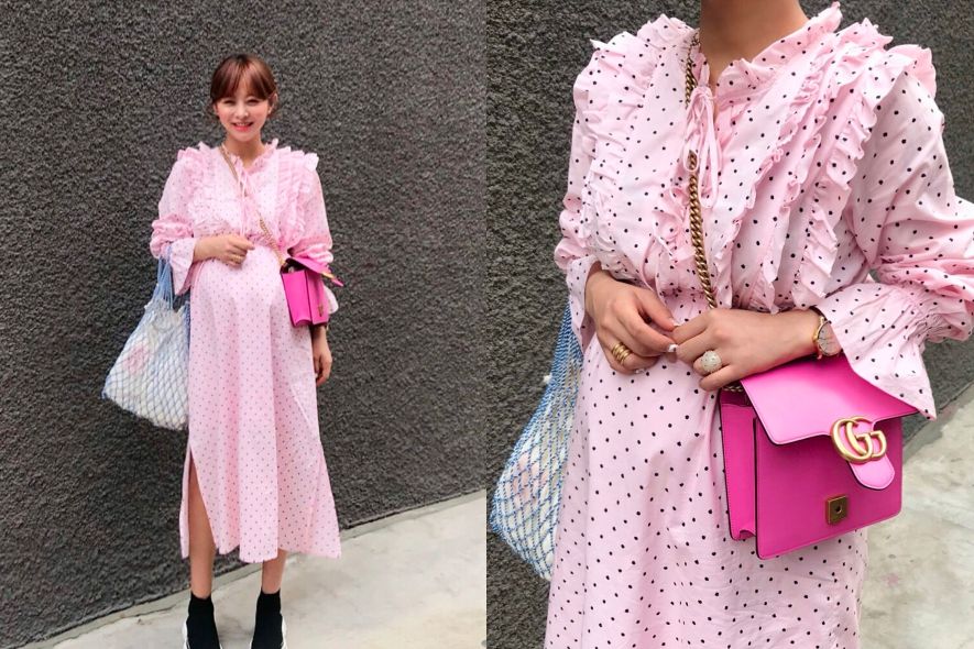 搭配时尚怀孕装,18世纪怀孕女性穿搭过程