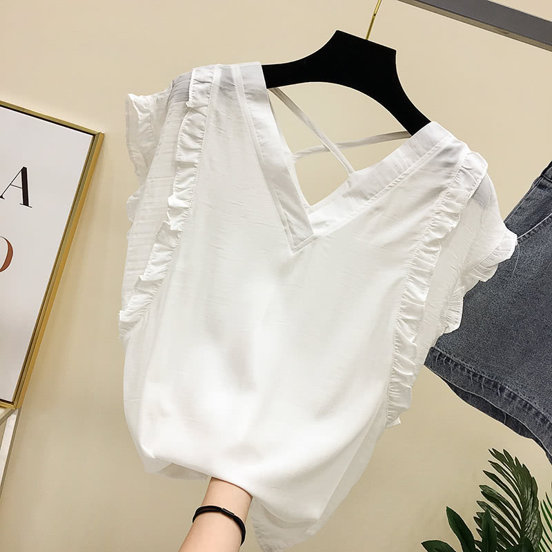 女休闲时尚今年最火的雪纺衫,一塌糊涂的雪纺衫