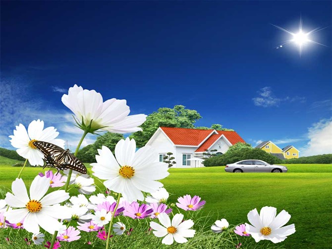 古诗词名句春夏秋冬山水,描写山水日月的古诗句有哪些