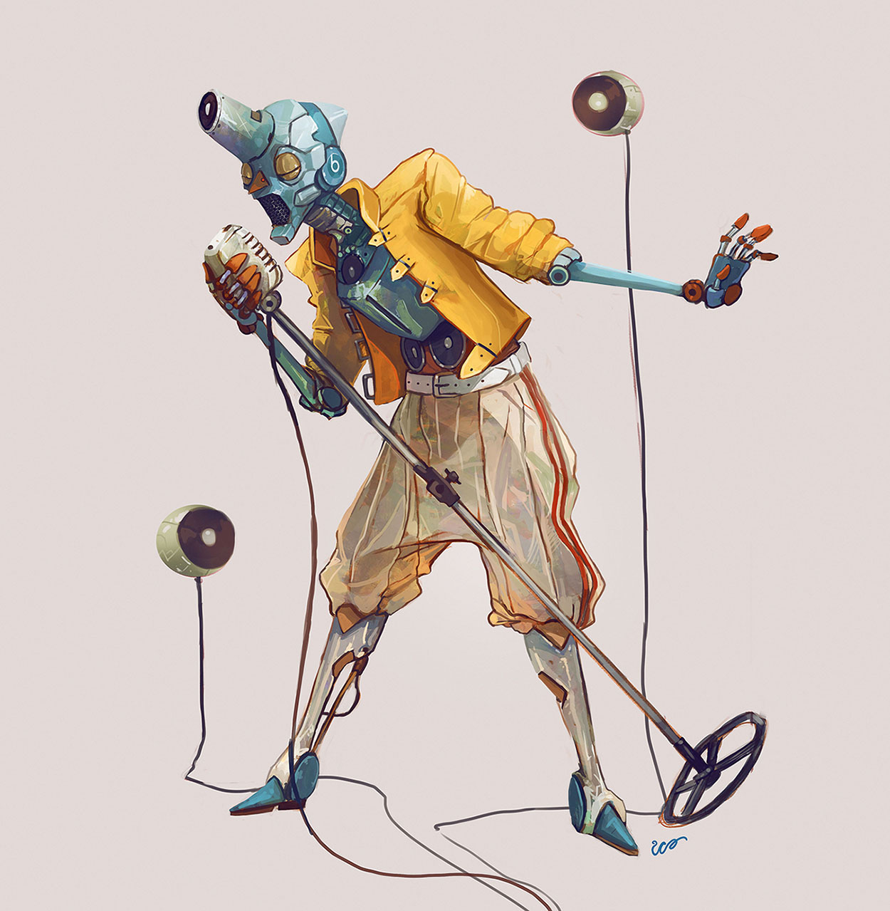 插画procreate绘画教程,rodrigo插画大全