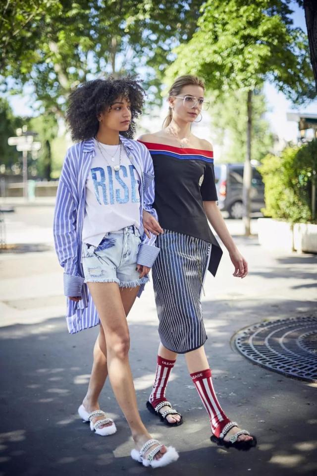 无跟拖鞋夏季新款,时髦夏季拖鞋