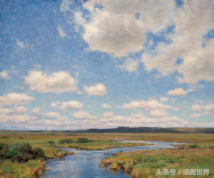 法国画家lucdidier风景油画欣赏,俄罗斯画家阿列克谢的风景油画