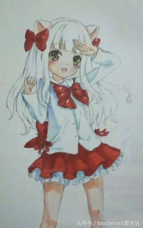 马克笔手绘动漫人物鬼灭之刃,马克笔手绘动漫人物少女全身