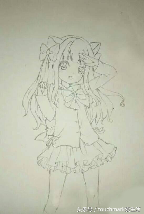 马克笔手绘动漫人物鬼灭之刃,马克笔手绘动漫人物少女全身