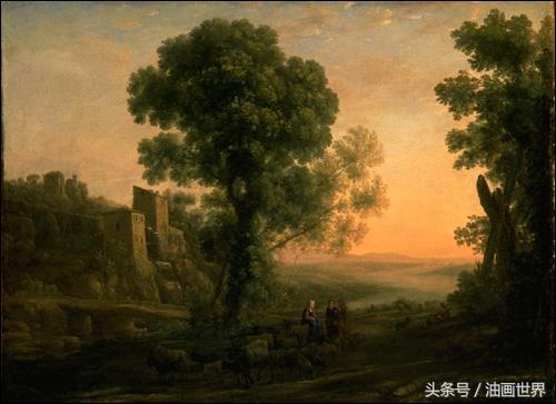 克洛德油画作品欣赏,克劳德洛兰的艺术追求