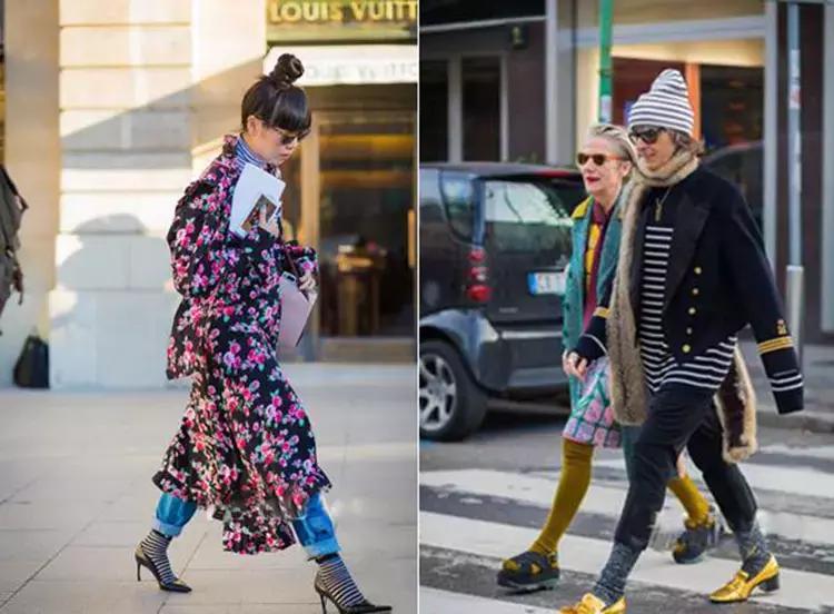 袜子鞋是怎么流行的,潮流风袜子