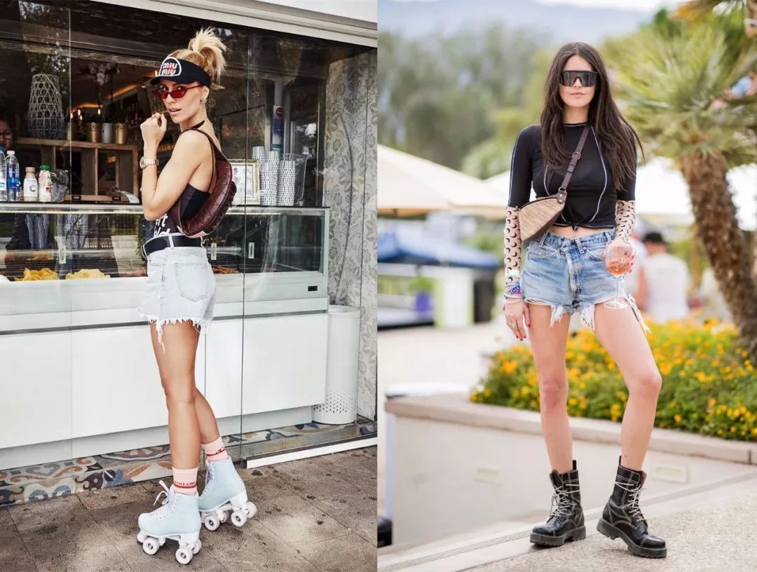 宽松牛仔短裤怎么穿才不显腿短,最适合自己的牛仔短裤