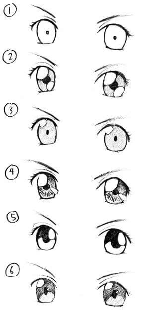 漫画人物眼睛画法女生图片,漫画中忧郁眼睛的画法