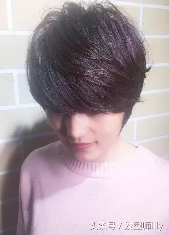 五款短发烫型,超酷圆脸烫的短发